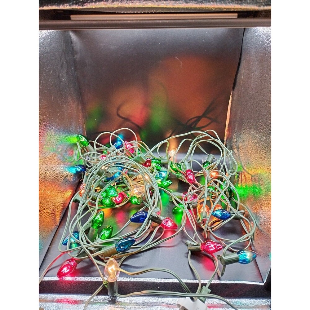 Vth GE Christmas String Lights ~  4 Sets of 15/1 Set Of 25 ~ Multi Color Indoor